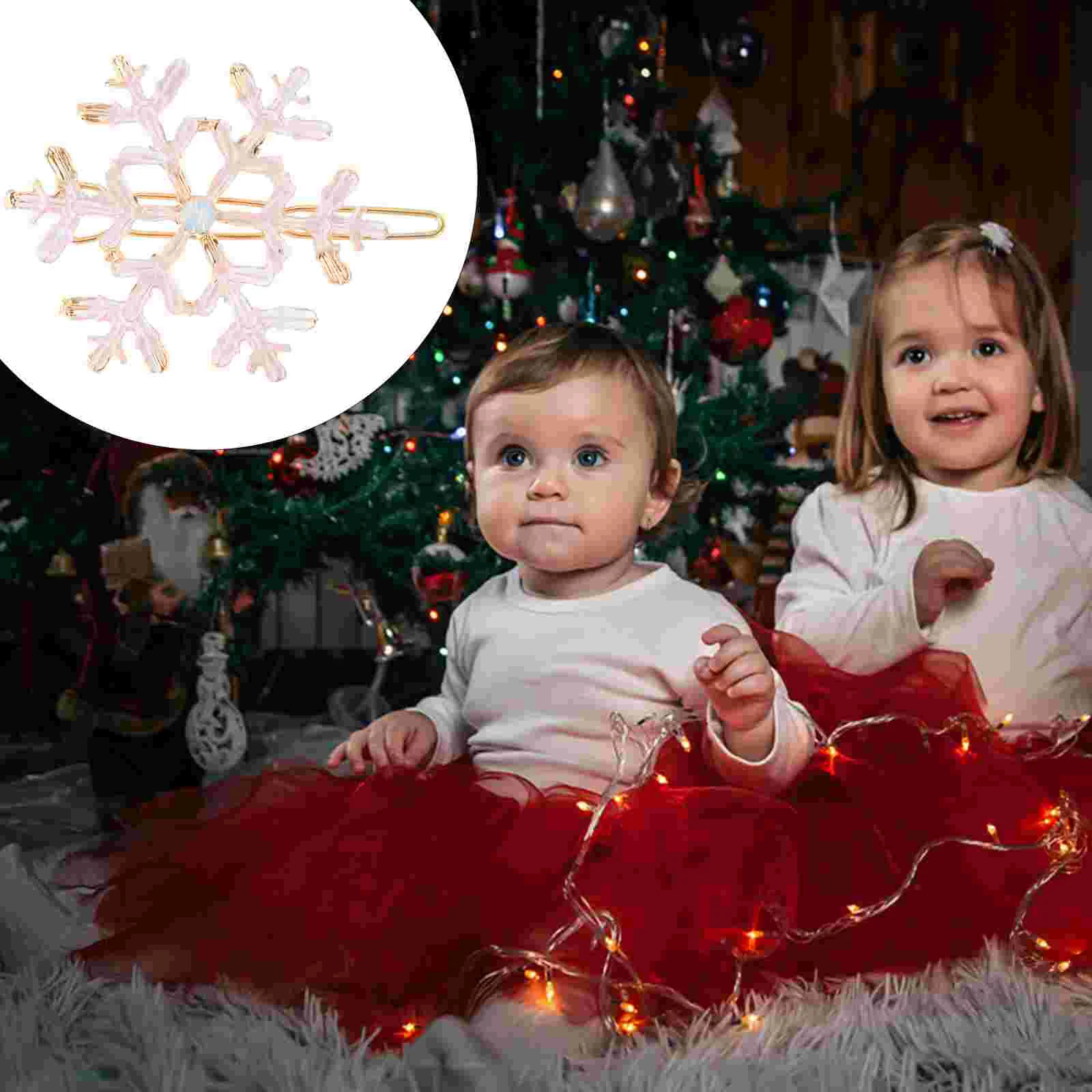 4 Pcs Snowflake Hairpin Alloy Christmas Accessories Barrettes Wedding Clips Supplies
4 Pcs Snowflake Hairpin Alloy Christmas Accessories Barrettes Wedding Clips Supplies