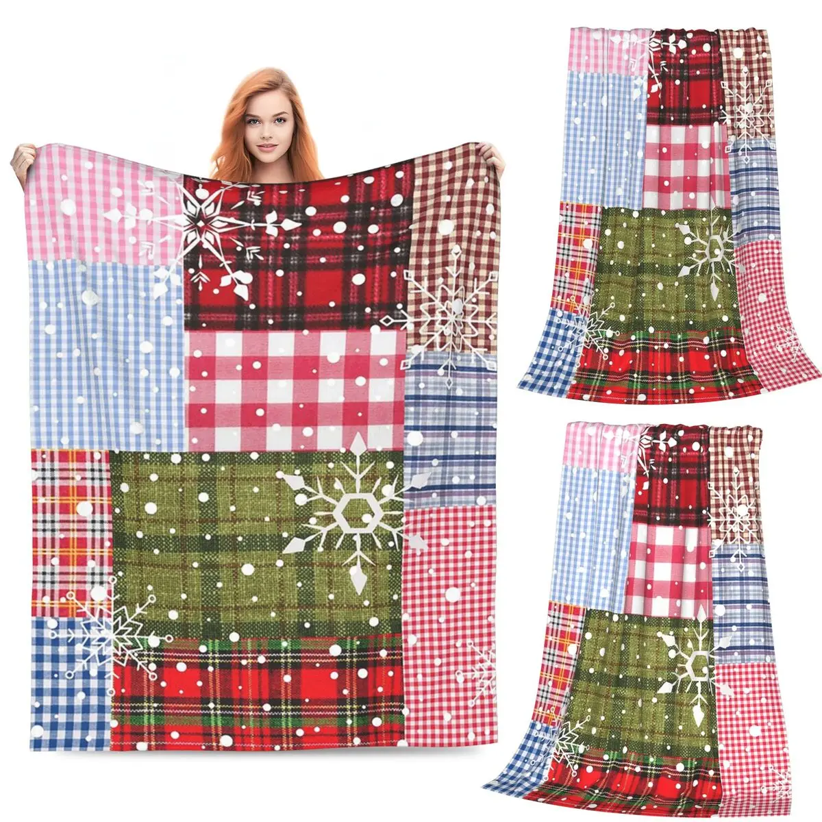 Christmas Snowflake Gingerbread Blanket Soft Warm Flannel Throw Blanket Cover for Bed Living room Picnic Travel Home Sofa
Christmas Snowflake Gingerbread Blanket Soft Warm Flannel Throw Blanket Cover for Bed Living room Picnic Travel Home Sofa