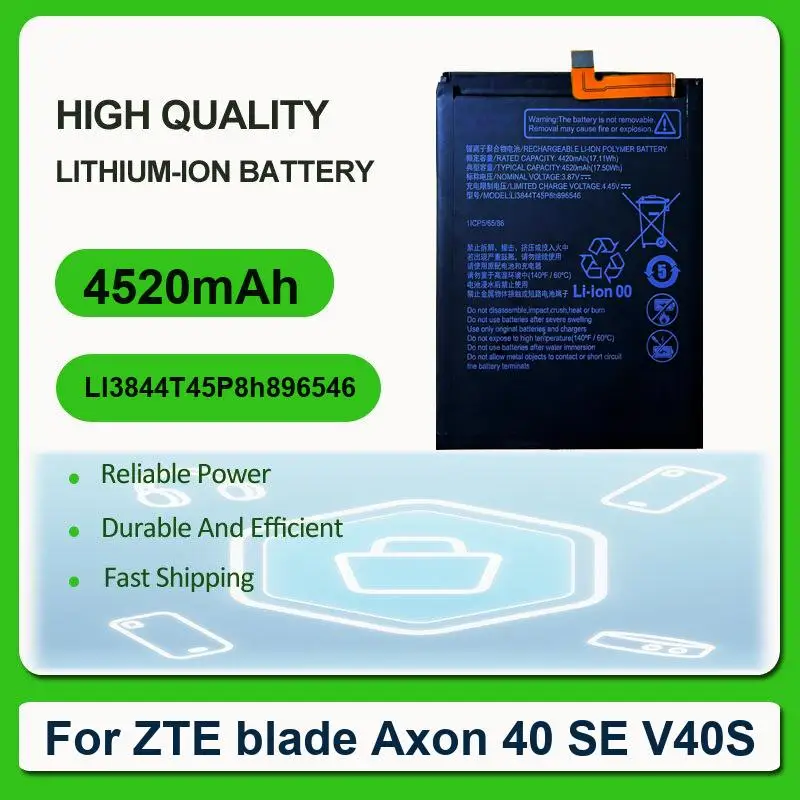 Battery For ZTE Nubia Z50S Pro NX713J 1ICP6/68/74 Red Magic 7/7S NX709J NX709S blade Axon 40 SE V40S 5G NX659J Neo 2 Z2352N 20
Battery For ZTE Nubia Z50S Pro NX713J 1ICP6/68/74 Red Magic 7/7S NX709J NX709S blade Axon 40 SE V40S 5G NX659J Neo 2 Z2352N 20
