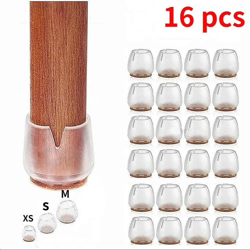 16pcs Silicone Chair Leg Caps with Non-Slip Pads for Furniture, Table, and Floor Protection and Chair Bottom Covers
16pcs Silicone Chair Leg Caps with Non-Slip Pads for Furniture, Table, and Floor Protection and Chair Bottom Covers