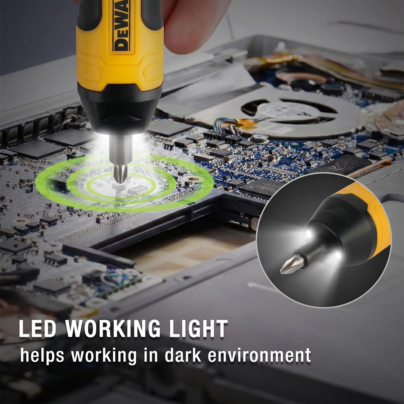 DEWALT HT422 3.6V Rechargeable Cordless Screwdriver 5N.m Torque 1/4" Hex Chuck 1300mAh Li-ion Battery for Household DIY Repair
DEWALT HT422 3.6V Rechargeable Cordless Screwdriver 5N.m Torque 1/4" Hex Chuck 1300mAh Li-ion Battery for Household DIY Repair