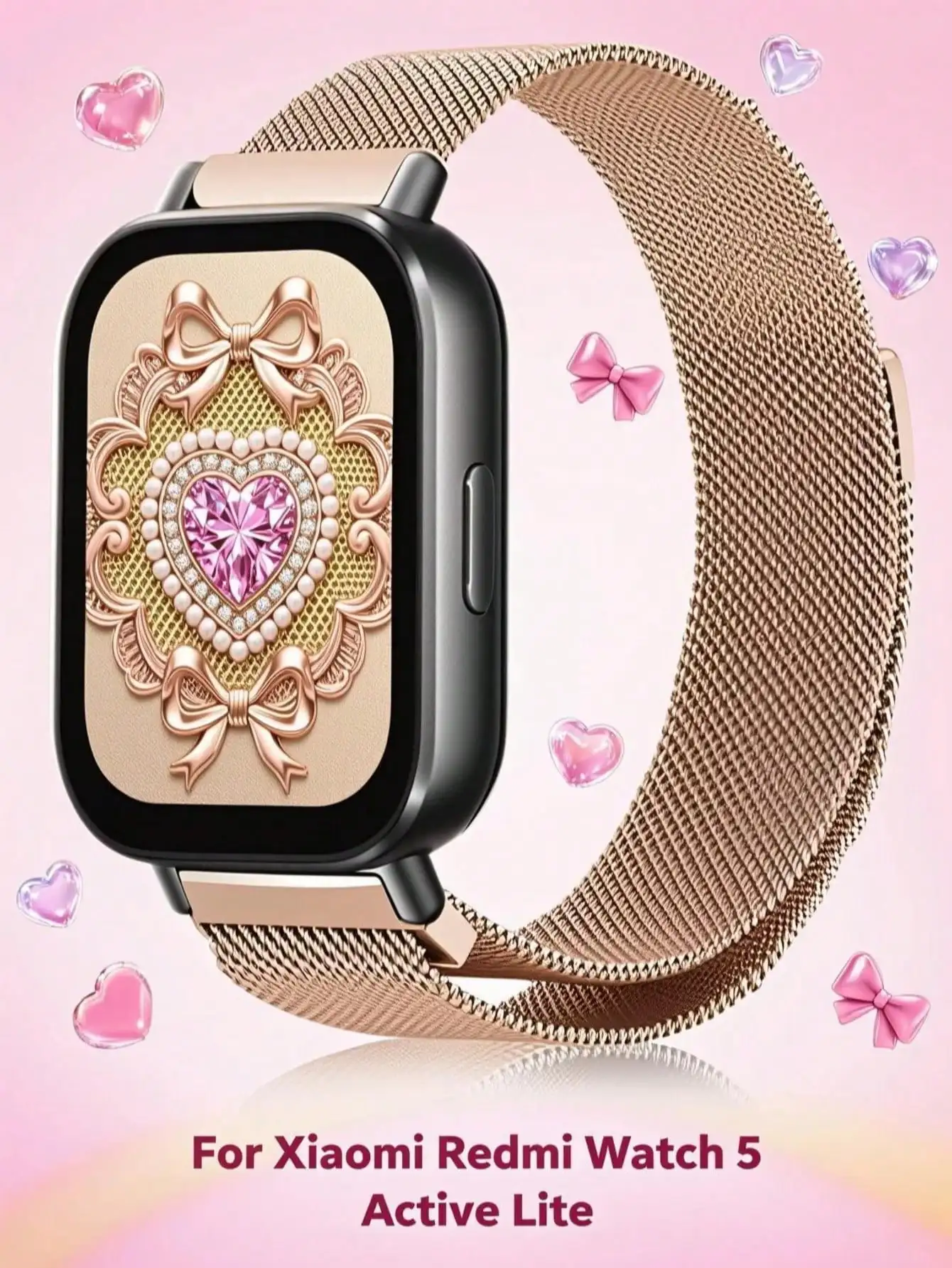 22mm Metal Straps Compatible With Xiaomi Watch 5 Active / 5 Lite, Stainless Steel Metal With Magnetic Milanese Loop Replacement Watch Band Compatible With Xiaomi Watch 5 Lite/ Watch 5Active
22mm Metal Straps Compatible With Xiaomi Watch 5 Active / 5 Lite, Stainless Steel Metal With Magnetic Milanese Loop Replacement Watch Band Compatible With Xiaomi Watch 5 Lite/ Watch 5Active