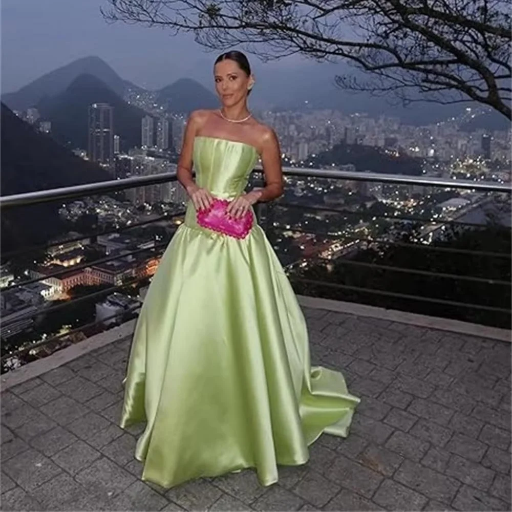 Best Selling Sleeveless Evening Dresses Charming Ruffles Prom Dress Exquisite Boat Neck Party Gown فساتين سهرة Customized
Best Selling Sleeveless Evening Dresses Charming Ruffles Prom Dress Exquisite Boat Neck Party Gown فساتين سهرة Customized