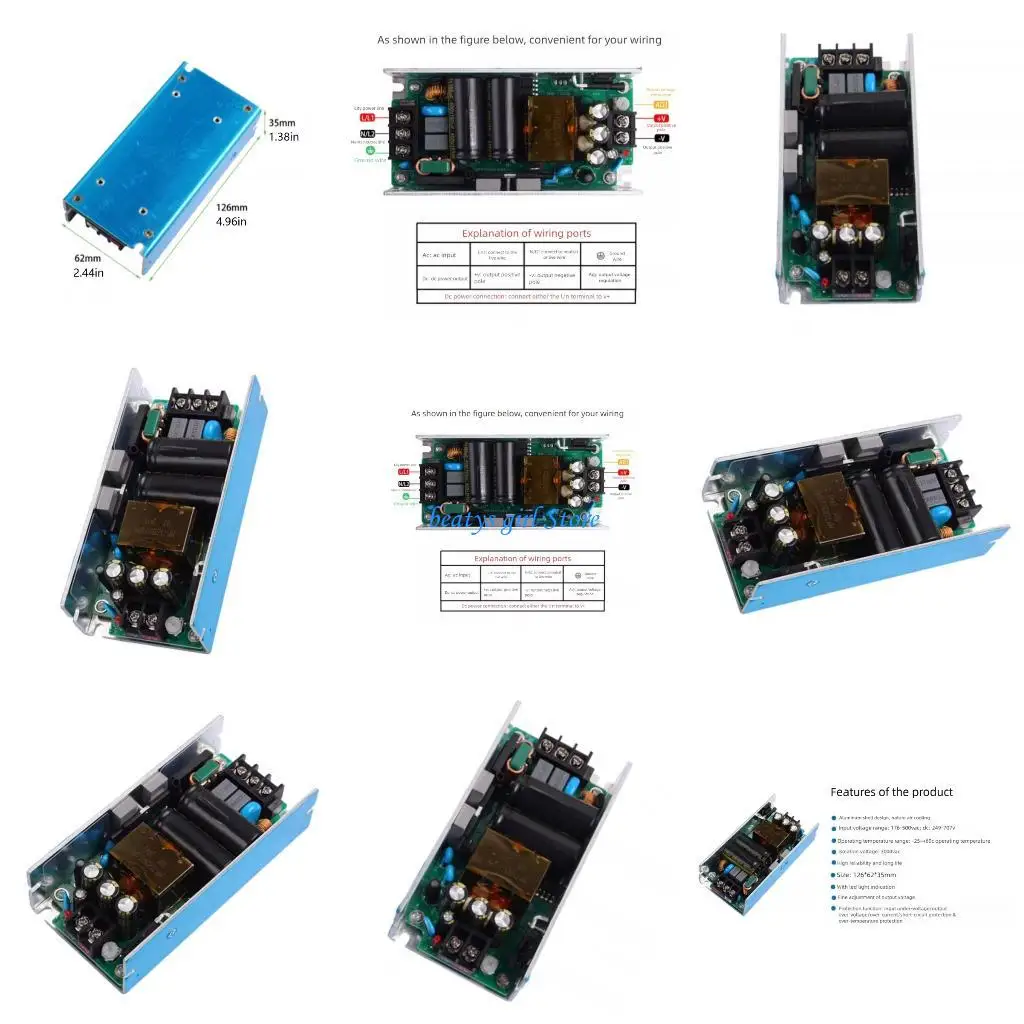C7AB Industrial 24V 5A Power Converter AC220V to DC24V Metal Housing Design
C7AB Industrial 24V 5A Power Converter AC220V to DC24V Metal Housing Design