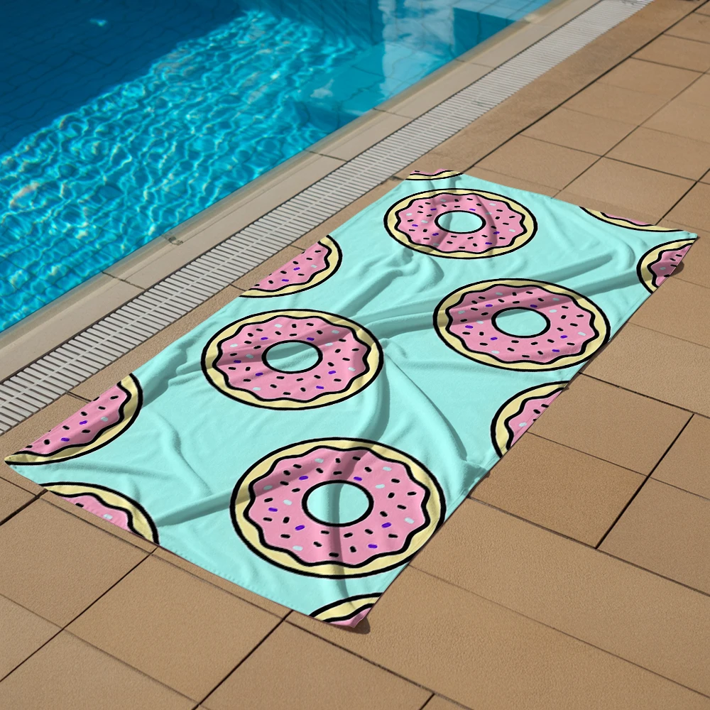 Pink Sprinkle Donut Microfiber Quick Dry Beach Towel Cute Cartoon Anime Absorbent Soft Bath Towel for Travel Adult Kids
Pink Sprinkle Donut Microfiber Quick Dry Beach Towel Cute Cartoon Anime Absorbent Soft Bath Towel for Travel Adult Kids