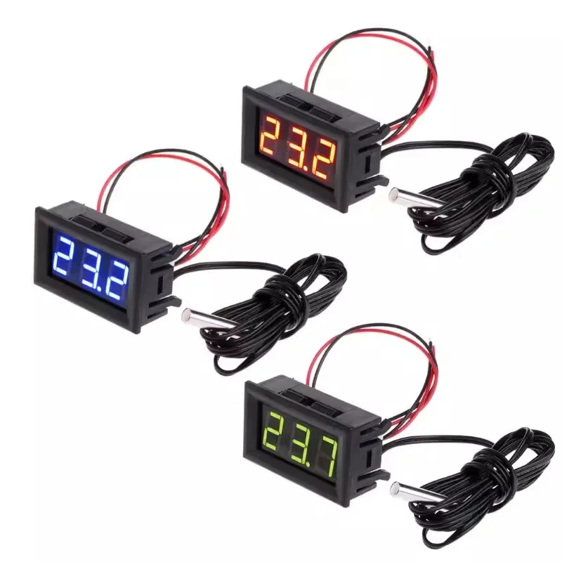 12VElectronic Thermometer Digital Thermometer Digital Thermometer Fish Refrigerator Temperature Gauge Waterproof
12VElectronic Thermometer Digital Thermometer Digital Thermometer Fish Refrigerator Temperature Gauge Waterproof