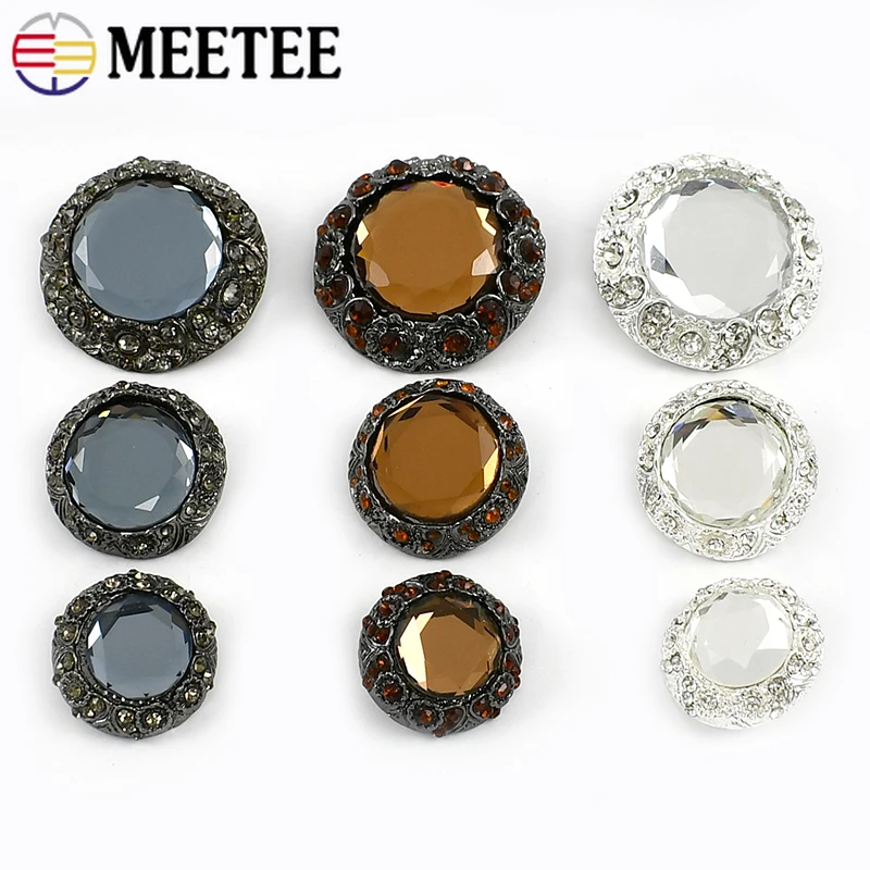 2/5Pc 25/28/38mm Crystal Round Button for Clothing Metal Rhinestone Buckle Coat Decorative Sewing Buttons DIY Crafts Accessories
2/5Pc 25/28/38mm Crystal Round Button for Clothing Metal Rhinestone Buckle Coat Decorative Sewing Buttons DIY Crafts Accessories