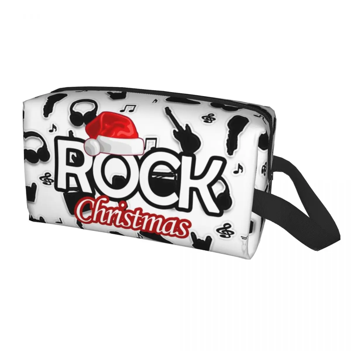 Christmas With Rock And Roll Toiletry Bag Women Heavy Metal Music Cosmetic Makeup Organizer Lady Beauty Storage Dopp Kit Box
Christmas With Rock And Roll Toiletry Bag Women Heavy Metal Music Cosmetic Makeup Organizer Lady Beauty Storage Dopp Kit Box