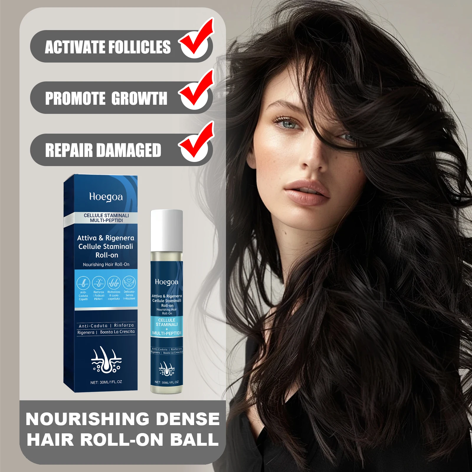 HOEGOA 30 мл питательный шарик для густых волос, восстанавливающий поврежденные волосы, питает кожу головы, активация корней, способствует естественному росту
HOEGOA 30 мл питательный шарик для густых волос, восстанавливающий поврежденные волосы, питает кожу головы, активация корней, способствует естественному росту