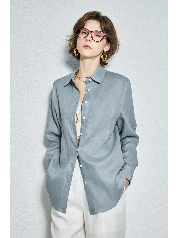 UNQ l Soft Linen irt Stand Collar Fitted Loose Women's Casual Sle Spring Commute Breathable Long Sve Button up
UNQ l Soft Linen irt Stand Collar Fitted Loose Women's Casual Sle Spring Commute Breathable Long Sve Button up
