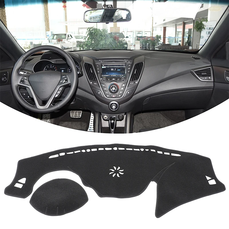 For Hyundai Veloster 2011-2017 Polyester Black Car Decoration Dashboard Light-proof Pad Center Console Sun Pad Car Accessories
For Hyundai Veloster 2011-2017 Polyester Black Car Decoration Dashboard Light-proof Pad Center Console Sun Pad Car Accessories