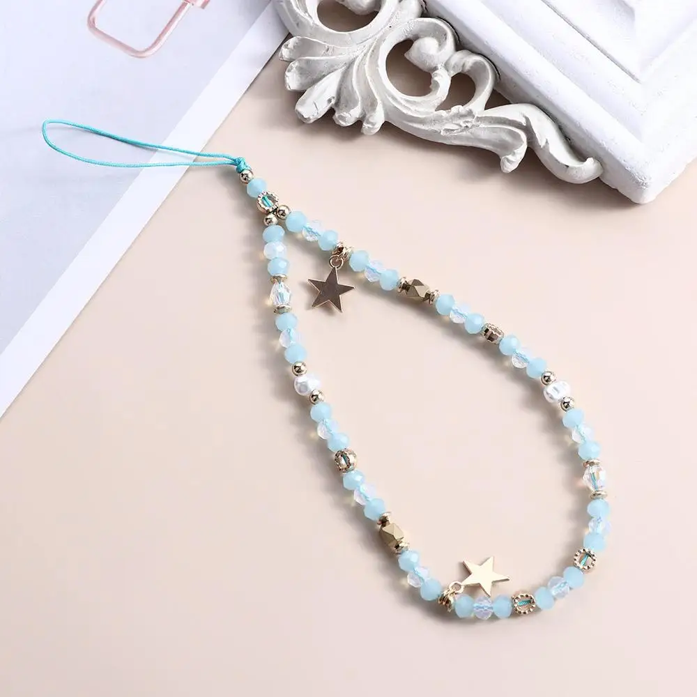 Lanyard Telephone Jewelry Anti-Lost Rope Hanging Rope Phone Chains Five-pointed Star Pendant Beads Chain Mobile Phone Strap
Lanyard Telephone Jewelry Anti-Lost Rope Hanging Rope Phone Chains Five-pointed Star Pendant Beads Chain Mobile Phone Strap