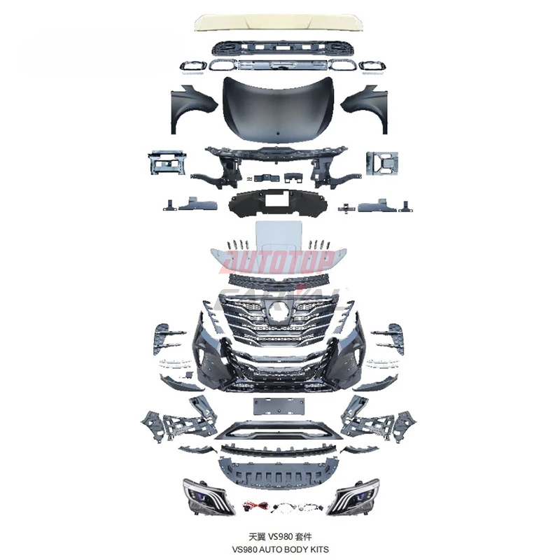 Suitable for Mercedes-Benz Vito/Viano 04-10 Front Grille Rear Lip Full Body Kit Bumper Full Surround Modification
Suitable for Mercedes-Benz Vito/Viano 04-10 Front Grille Rear Lip Full Body Kit Bumper Full Surround Modification