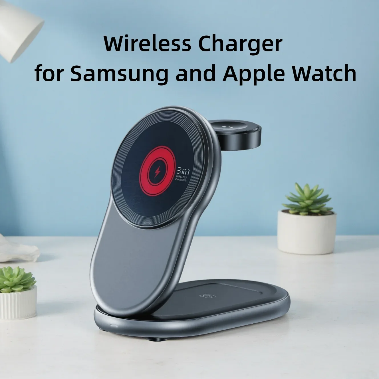 Беспроводное зарядное устройство для Galaxy Watch 8 7 6, Apple Watch 11 10 8 SE 3, зарядная станция для Samsung S25 Ultra S24, для iPhone 17 16
Беспроводное зарядное устройство для Galaxy Watch 8 7 6, Apple Watch 11 10 8 SE 3, зарядная станция для Samsung S25 Ultra S24, для iPhone 17 16