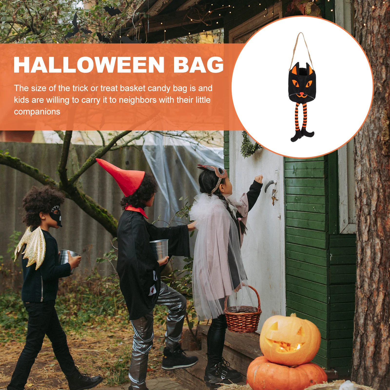 Bag Kids Portable Gift Container Trick Or Treat Bucket Cloth Candy Basket Storage Pouch For Party Supplies
Bag Kids Portable Gift Container Trick Or Treat Bucket Cloth Candy Basket Storage Pouch For Party Supplies