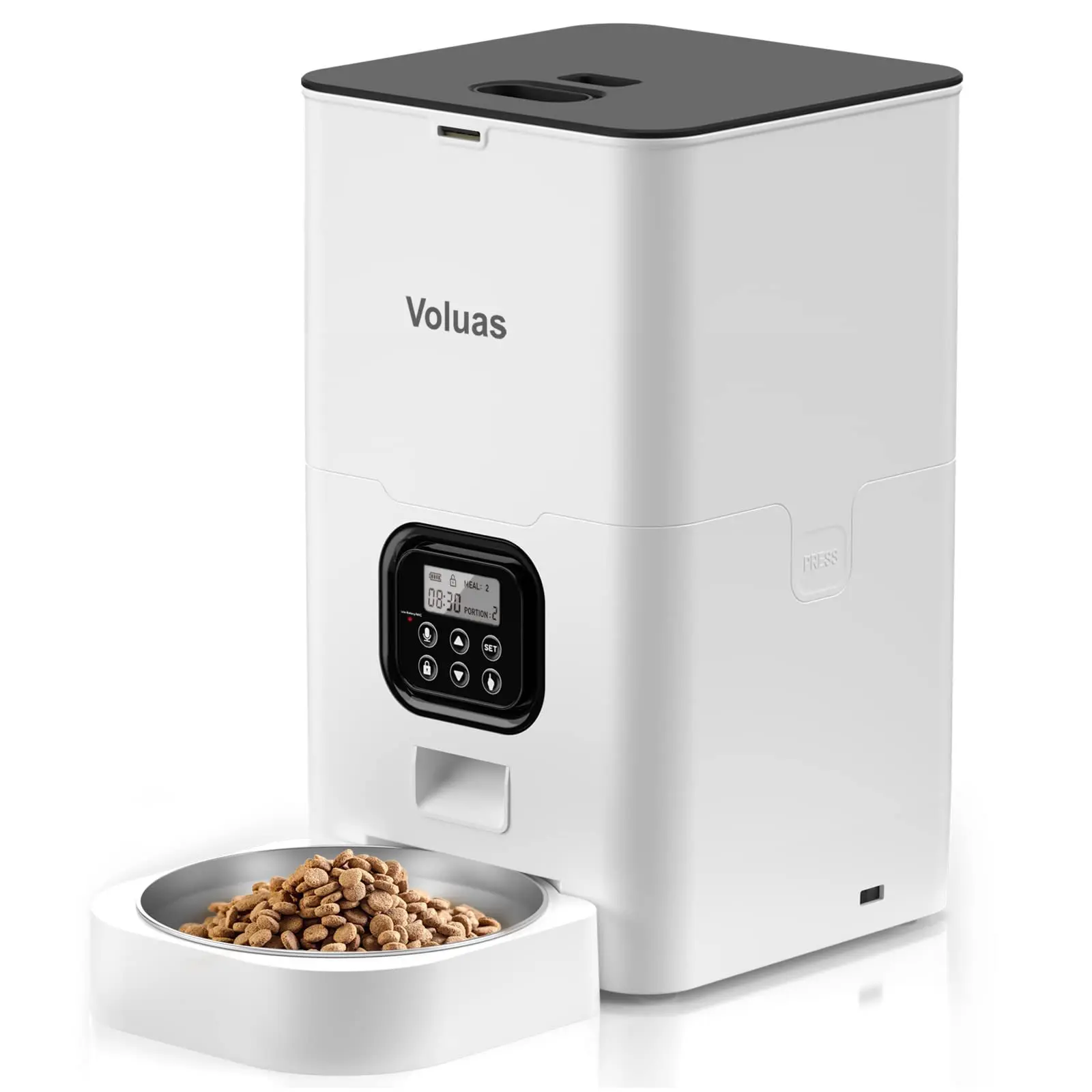 Automatic Pet Feeders for Cats and Dogs Timed Cat Feeder with Voice Recorder Large Capacity Dog Cat Food Dispense
Automatic Pet Feeders for Cats and Dogs Timed Cat Feeder with Voice Recorder Large Capacity Dog Cat Food Dispense
