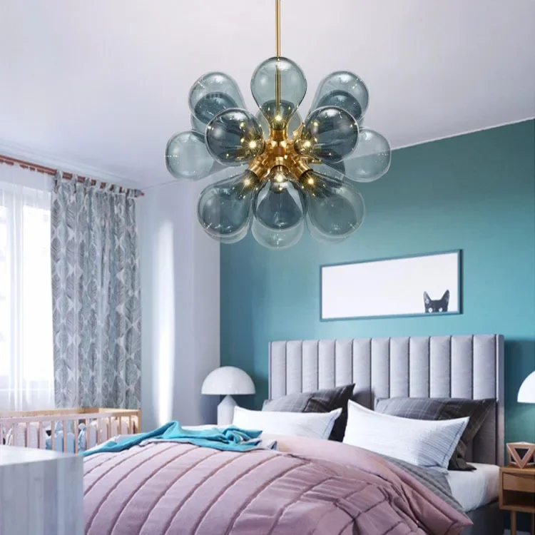 Modern Glass Chandelier for Living Room Bedroom Kids Room Creative Designer Pendant Light
Modern Glass Chandelier for Living Room Bedroom Kids Room Creative Designer Pendant Light