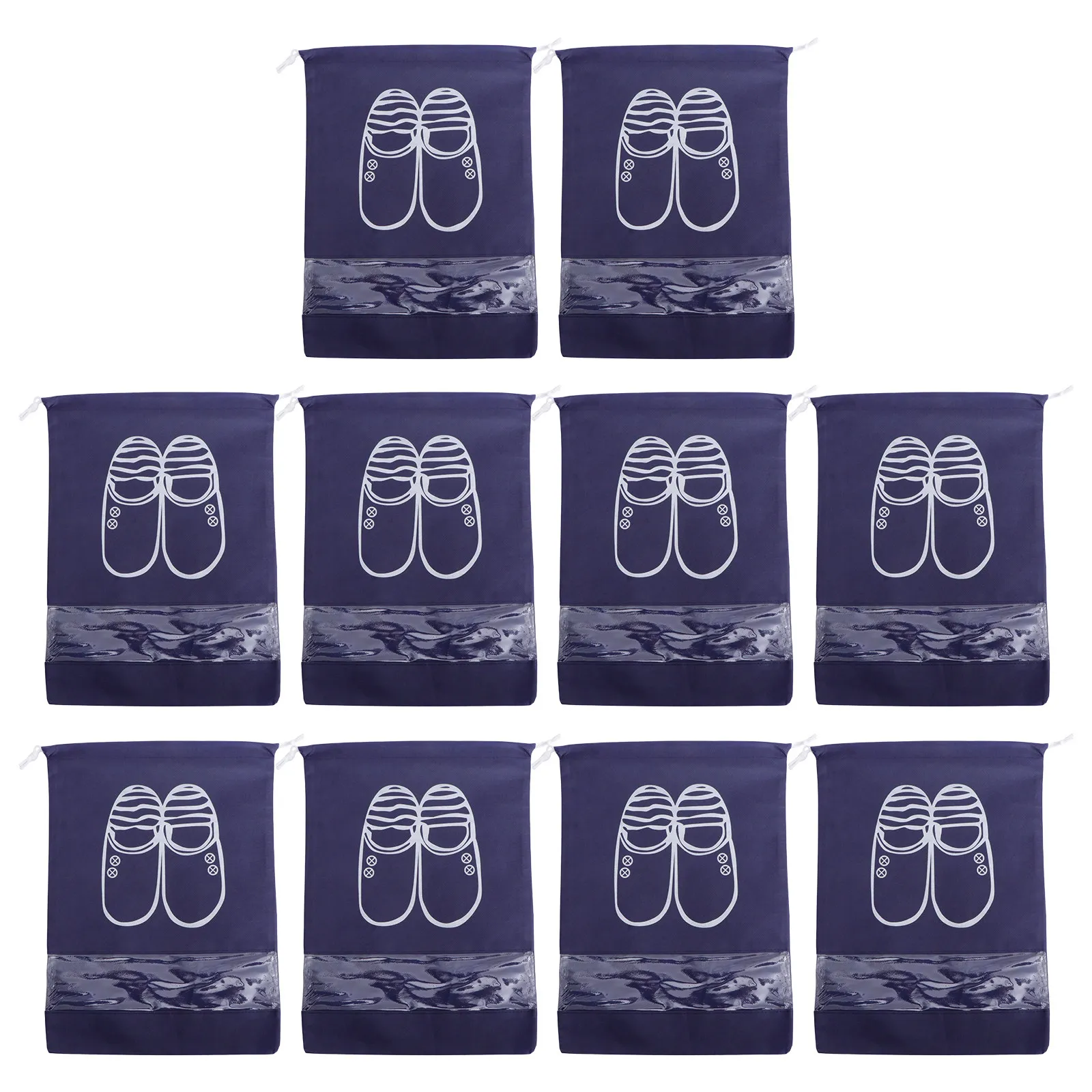 10Pcs Shoe Storage Bags Dustproof Drawstring Travel Organizing Pouch Large Capacity Shoes Organizer Portable Shoe Pouches
10Pcs Shoe Storage Bags Dustproof Drawstring Travel Organizing Pouch Large Capacity Shoes Organizer Portable Shoe Pouches