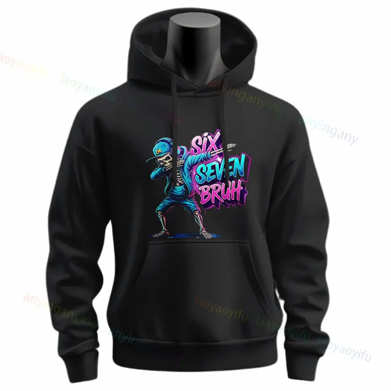 Funny Six Seven Bruh Meme Graphic Hoodies Skeleton Dance Print Fashion Humort Style Casual Long Sleeve Pullover Hoodie
Funny Six Seven Bruh Meme Graphic Hoodies Skeleton Dance Print Fashion Humort Style Casual Long Sleeve Pullover Hoodie