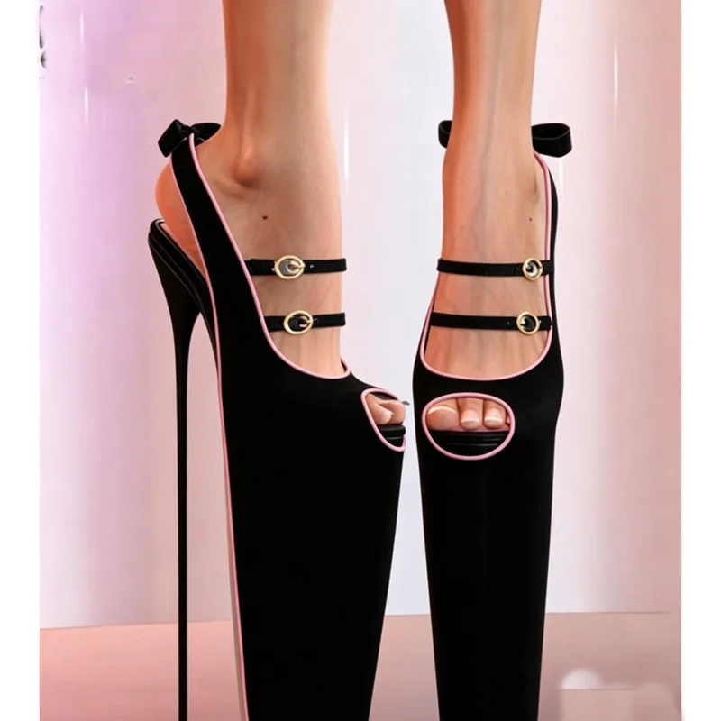 Black Bow Knot Buckle Hollow Pumps Thin High Heel Peep Toe Fashion Sexy 2026 Summer Big Size Woman Shoes Zapatillas Mujer
Black Bow Knot Buckle Hollow Pumps Thin High Heel Peep Toe Fashion Sexy 2026 Summer Big Size Woman Shoes Zapatillas Mujer