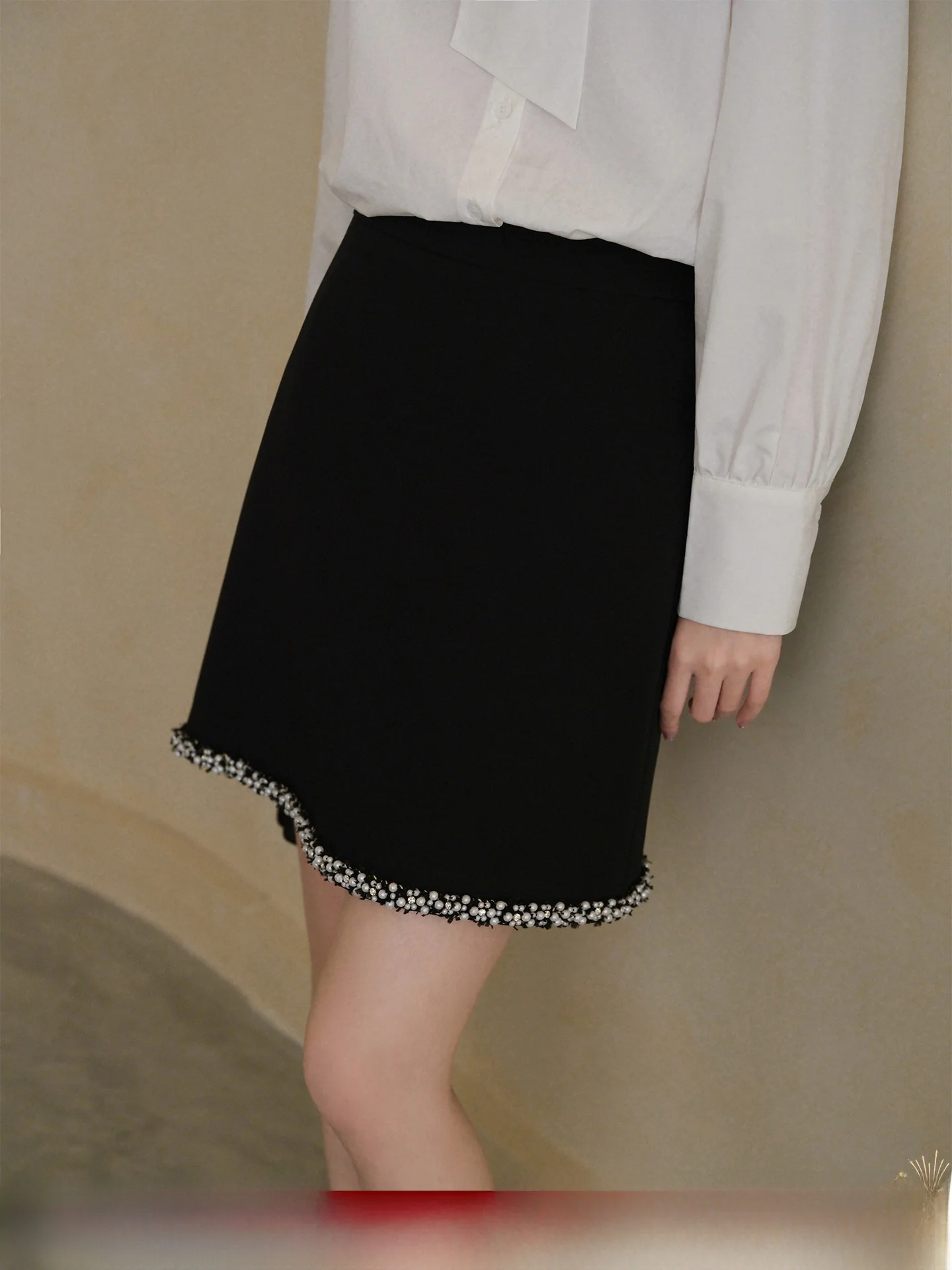 XXNING Pearl Embellied A-Line Skirt High Waist Commute Friendly Polyester Fiber iny Sequin Detail Ladylike Sle
XXNING Pearl Embellied A-Line Skirt High Waist Commute Friendly Polyester Fiber iny Sequin Detail Ladylike Sle