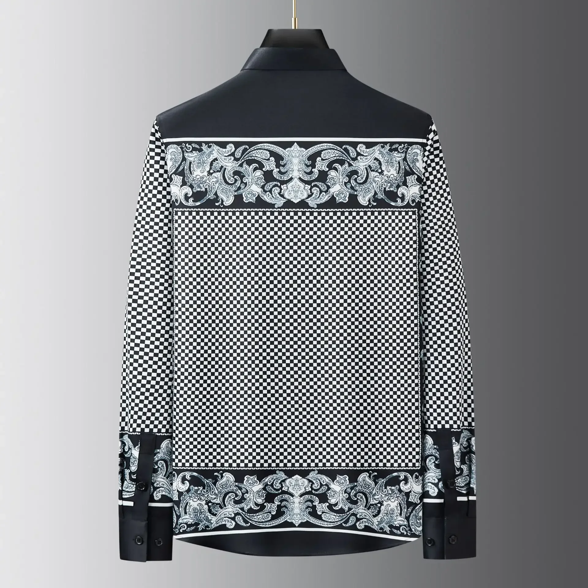Luxury Retro Printed Shirt for Men Slim Fit Social Banquet Shirt Male Long Sleeve Slim Fit Business Casual Shirts Men Clothing
Luxury Retro Printed Shirt for Men Slim Fit Social Banquet Shirt Male Long Sleeve Slim Fit Business Casual Shirts Men Clothing