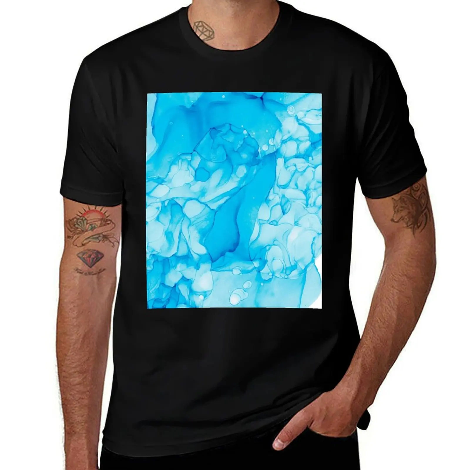 Light Blue Abstract 214 Modern Alcohol Ink Painting by Herzart T-Shirt funny t shirts dark humor cotton t shirt pack T-shirt
Light Blue Abstract 214 Modern Alcohol Ink Painting by Herzart T-Shirt funny t shirts dark humor cotton t shirt pack T-shirt