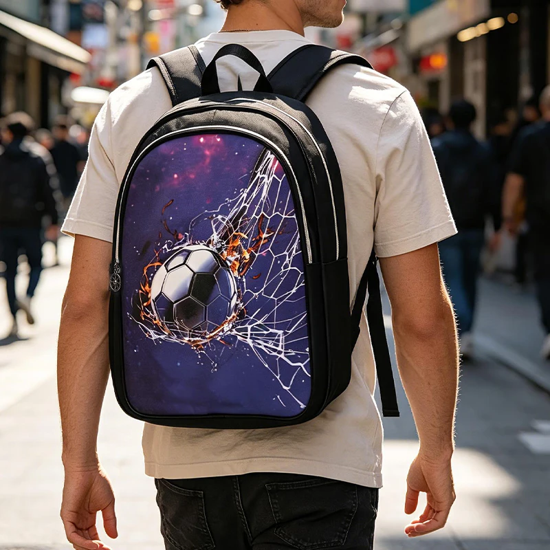 Football-Themed Unisex Backpack Lunch Bag & Pencil Case Set Large Capacity Storage for School Return Sports Enthusiasts
Football-Themed Unisex Backpack Lunch Bag & Pencil Case Set Large Capacity Storage for School Return Sports Enthusiasts