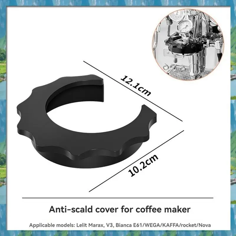 The Coffee Machine Groud Heads Anti Scald Rings For E61 Espresso Replacement Part Gasket Portafilter Accessories 58MM 
The Coffee Machine Groud Heads Anti Scald Rings For E61 Espresso Replacement Part Gasket Portafilter Accessories 58MM