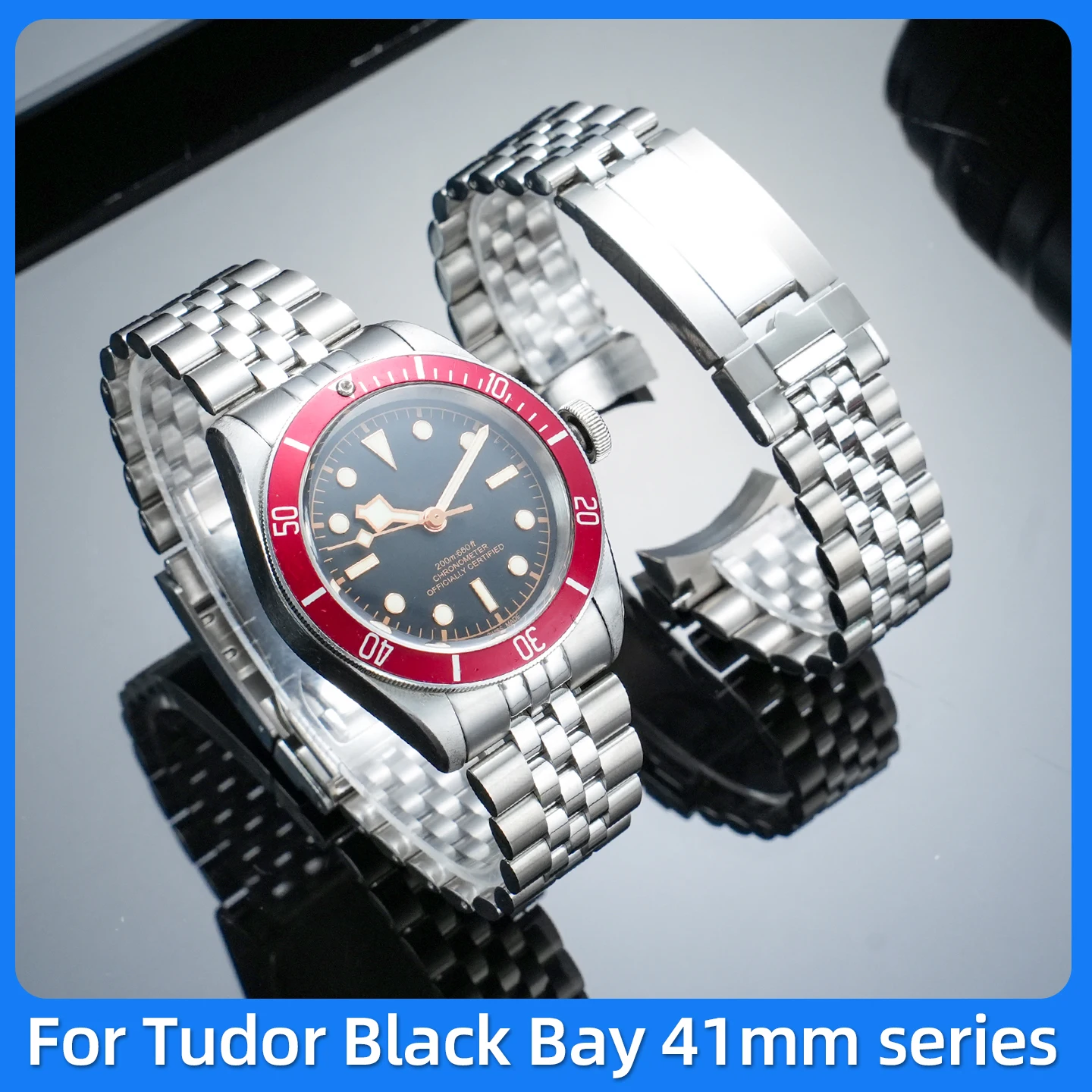 Stainless Steel Jubilee Watch Band For Tudor Black Bay M7941A M79250 Metal Watch Strap 20mm 21mm 22mm Bracelet Accessories
Stainless Steel Jubilee Watch Band For Tudor Black Bay M7941A M79250 Metal Watch Strap 20mm 21mm 22mm Bracelet Accessories
