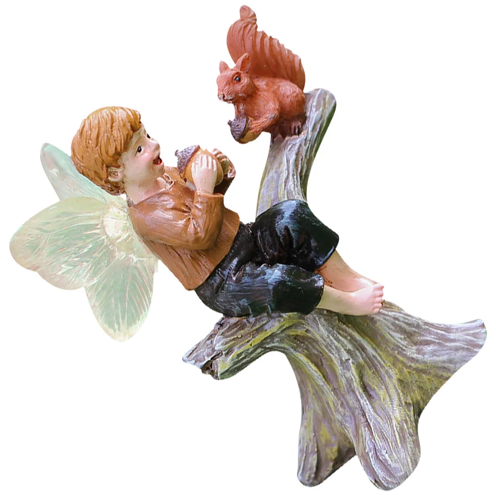 Garden Lawn Fairy Resin Statue Durable Squirrel Fairy Sculpture Outdoor Decoration Garden Statue Lawn Ornaments
Garden Lawn Fairy Resin Statue Durable Squirrel Fairy Sculpture Outdoor Decoration Garden Statue Lawn Ornaments