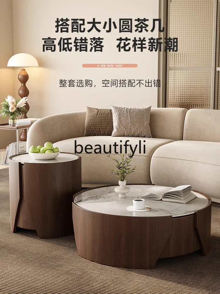 qqSlate marble size round coffee table light luxury simple small apartment living room combination
qqSlate marble size round coffee table light luxury simple small apartment living room combination