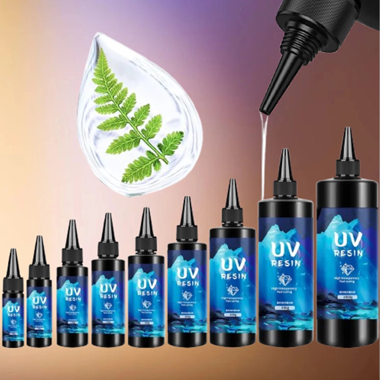 30/60/100/120/150/200/300/500/1000 г УФ-клей из смолы, высокая прозрачность, быстросохнущая твердая эпоксидная смола для изготовления ювелирных изделий своими руками
30/60/100/120/150/200/300/500/1000 г УФ-клей из смолы, высокая прозрачность, быстросохнущая твердая эпоксидная смола для изготовления ювелирных изделий своими руками