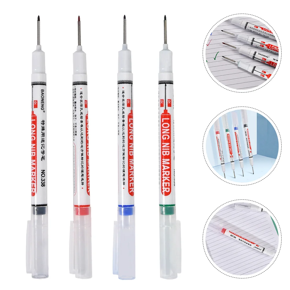 4PCS Deep Hole Marker Pens Hole Long Marker Construction Pens Colorful Carpenter Pen for Bathroom Woodworking
4PCS Deep Hole Marker Pens Hole Long Marker Construction Pens Colorful Carpenter Pen for Bathroom Woodworking