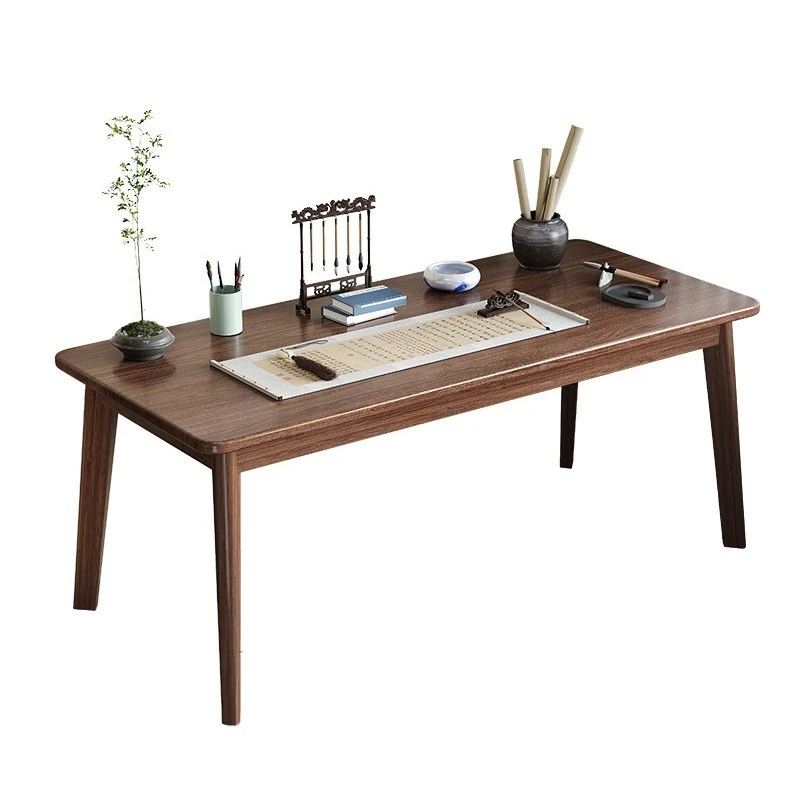 Calligraphy table Household solid wood leg painting and calligraphy table Desk brush writing table New Chinese desk
Calligraphy table Household solid wood leg painting and calligraphy table Desk brush writing table New Chinese desk