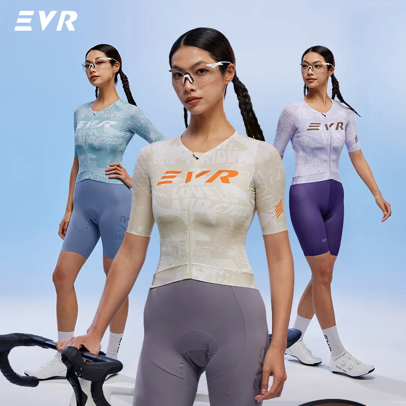 EVR Cycling Jersey Women Short Sleeved Breathable Bike Shirt with 4 Rear Pockets Summer Road Bike Biking Clothing for Women
EVR Cycling Jersey Women Short Sleeved Breathable Bike Shirt with 4 Rear Pockets Summer Road Bike Biking Clothing for Women