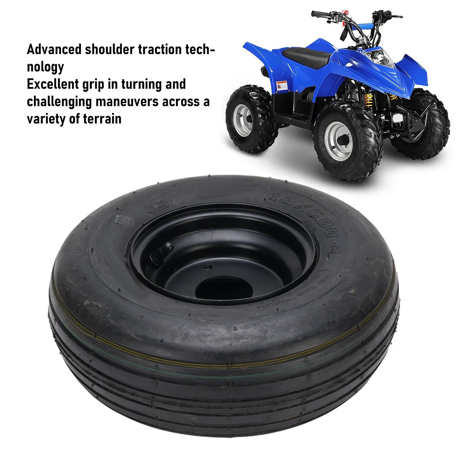 Шина для квадроцикла 6 дюймов Шина для квадроцикла Шина для квадроцикла 13x5.00-6 6 дюймов с нескользящим ободом для ATV UTV Quad Off Road Vehicle Go Kart Мини-велосипедная полевая косилка
Шина для квадроцикла 6 дюймов Шина для квадроцикла Шина для квадроцикла 13x5.00-6 6 дюймов с нескользящим ободом для ATV UTV Quad Off Road Vehicle Go Kart Мини-велосипедная полевая косилка