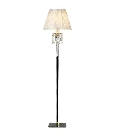 Luxury Crystal Floor Lamp Modern Decorative Stylish Floor Lamp With Stainless Steel Base White Shade Night Stand Lamp
Luxury Crystal Floor Lamp Modern Decorative Stylish Floor Lamp With Stainless Steel Base White Shade Night Stand Lamp