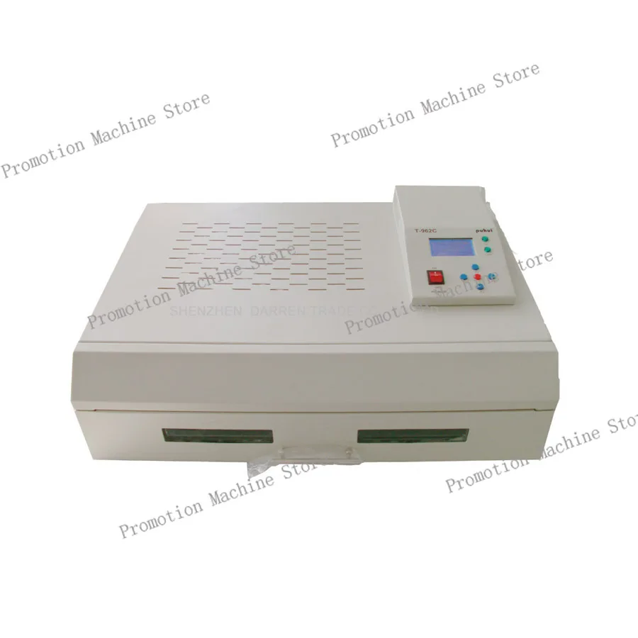 Puhui high quality reflow oven T962C 2500 W T-962C infrared heater IC SMT BGA Rework Station white color AC110V - AC220V
Puhui high quality reflow oven T962C 2500 W T-962C infrared heater IC SMT BGA Rework Station white color AC110V - AC220V