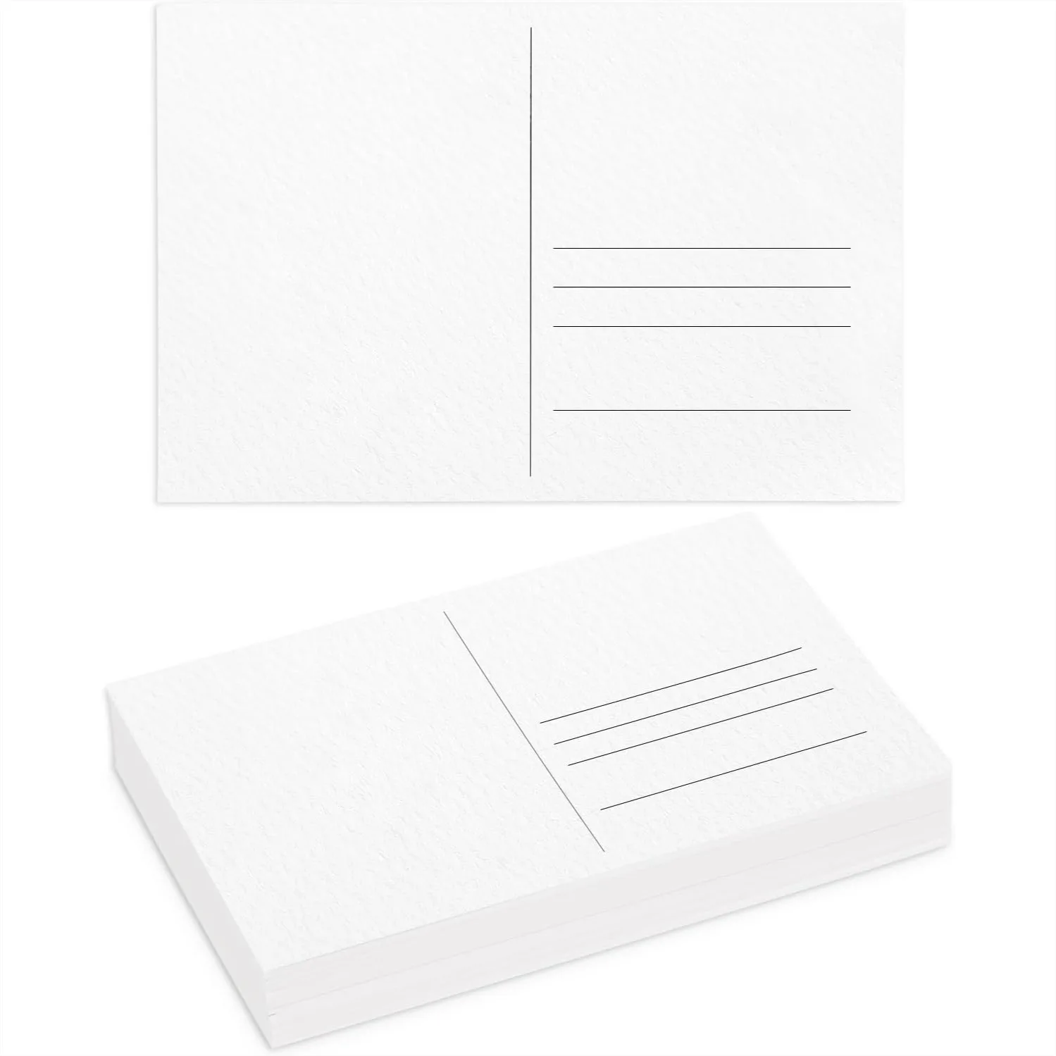 50 Watercolor Postcards 4x6 Inch, 100% Cotton 300gsm Blank Postcards for Painting, Mailing, DIY, Greeting Cards
50 Watercolor Postcards 4x6 Inch, 100% Cotton 300gsm Blank Postcards for Painting, Mailing, DIY, Greeting Cards