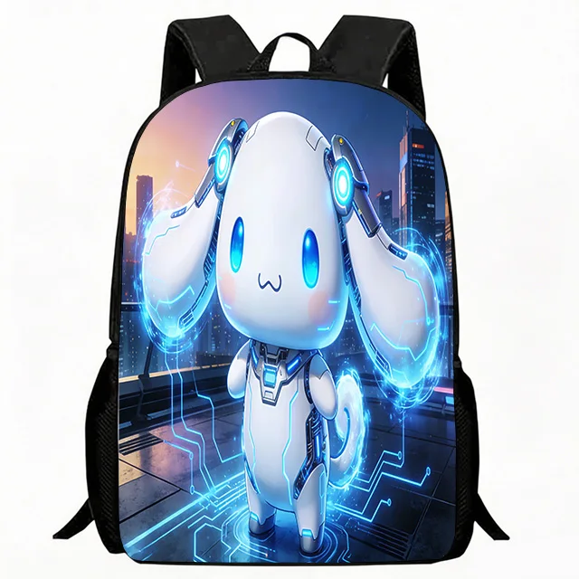 Kids Bag Sci-Fi Robot Puppy With Neon Blue Lights Print Backpack Kids Lightweight Breathable School Bag Adjustable Strap Large C
Kids Bag Sci-Fi Robot Puppy With Neon Blue Lights Print Backpack Kids Lightweight Breathable School Bag Adjustable Strap Large C