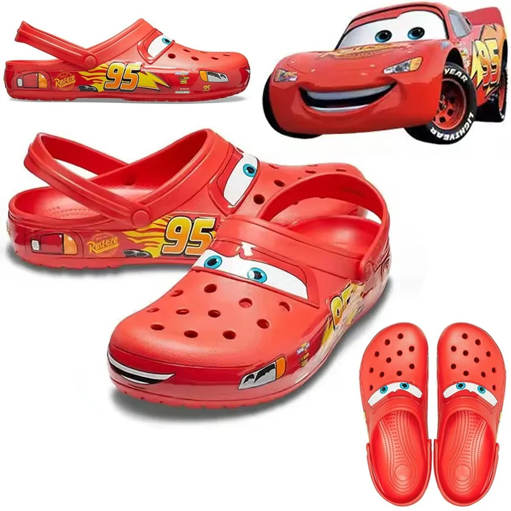 Cartoon Disney Lightninged Mcqueens Pixar Solid Waterproof Slippers Outdoor Sandals Casual Breathable Ankle-Wrap Eva Shoes Gift
Cartoon Disney Lightninged Mcqueens Pixar Solid Waterproof Slippers Outdoor Sandals Casual Breathable Ankle-Wrap Eva Shoes Gift