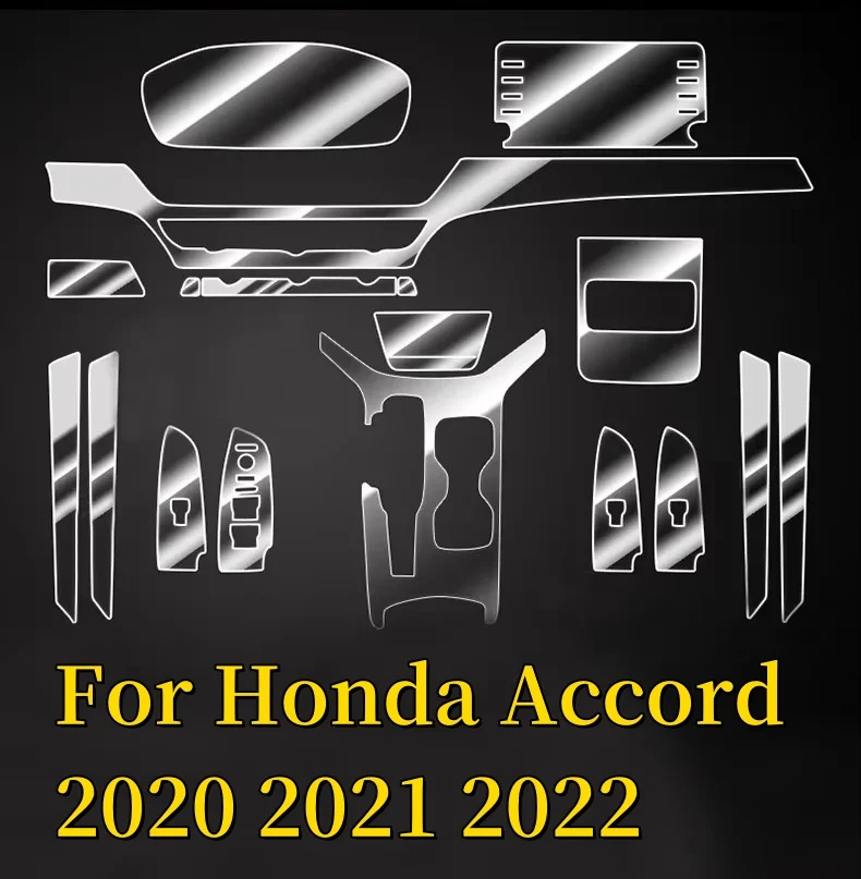 For Honda Accord 2020 2021 2022 Car Interior Accessories Door Center Console Media Dashboard Navigation TPU Protector Film
For Honda Accord 2020 2021 2022 Car Interior Accessories Door Center Console Media Dashboard Navigation TPU Protector Film