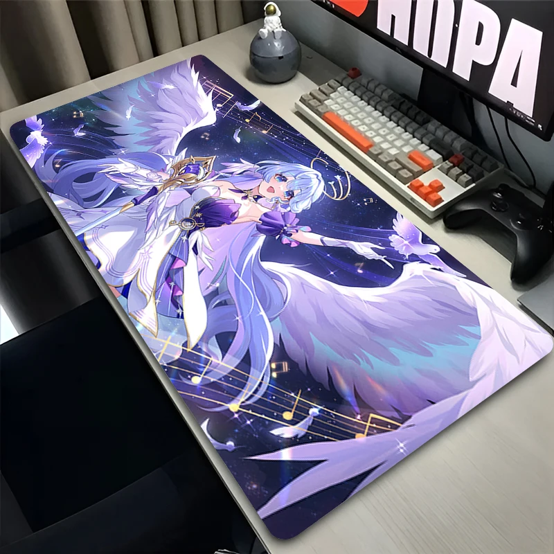 Mouse Pad Laptop Anime Extended Desktop Mat Computer Gamer Mousepad H-honkai Star Rail Robin PC Gaming Accessories Keyboard Pad
Mouse Pad Laptop Anime Extended Desktop Mat Computer Gamer Mousepad H-honkai Star Rail Robin PC Gaming Accessories Keyboard Pad