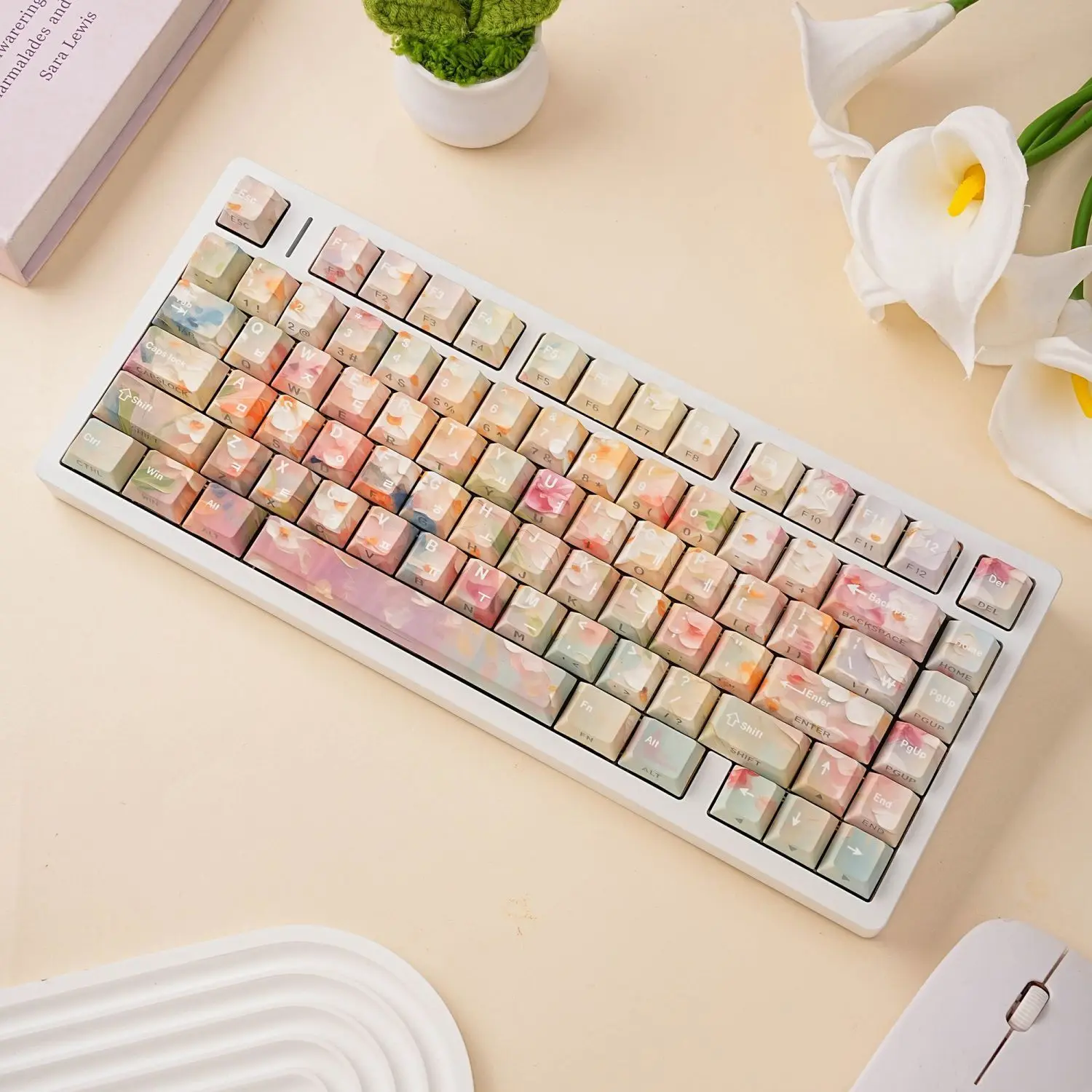 Garden keycap high value original pbt sublimation Korean French small language mechanical keyboard green axis adaptation
Garden keycap high value original pbt sublimation Korean French small language mechanical keyboard green axis adaptation