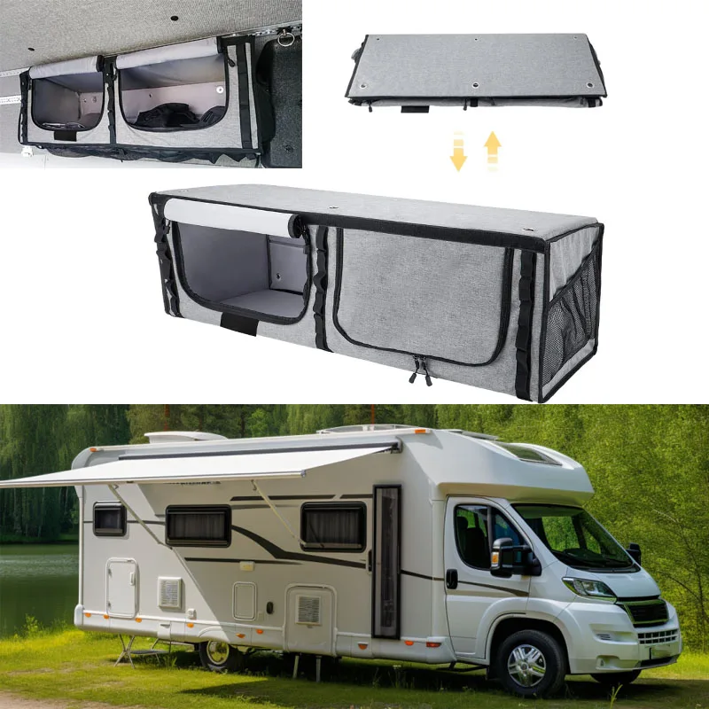 RV Camping Storage Shelf 36" Overhead Cabinet Storage Bag For Campervan Motorhome RV Caravan Fiat Ducato Sprinter Ford Transit
RV Camping Storage Shelf 36" Overhead Cabinet Storage Bag For Campervan Motorhome RV Caravan Fiat Ducato Sprinter Ford Transit