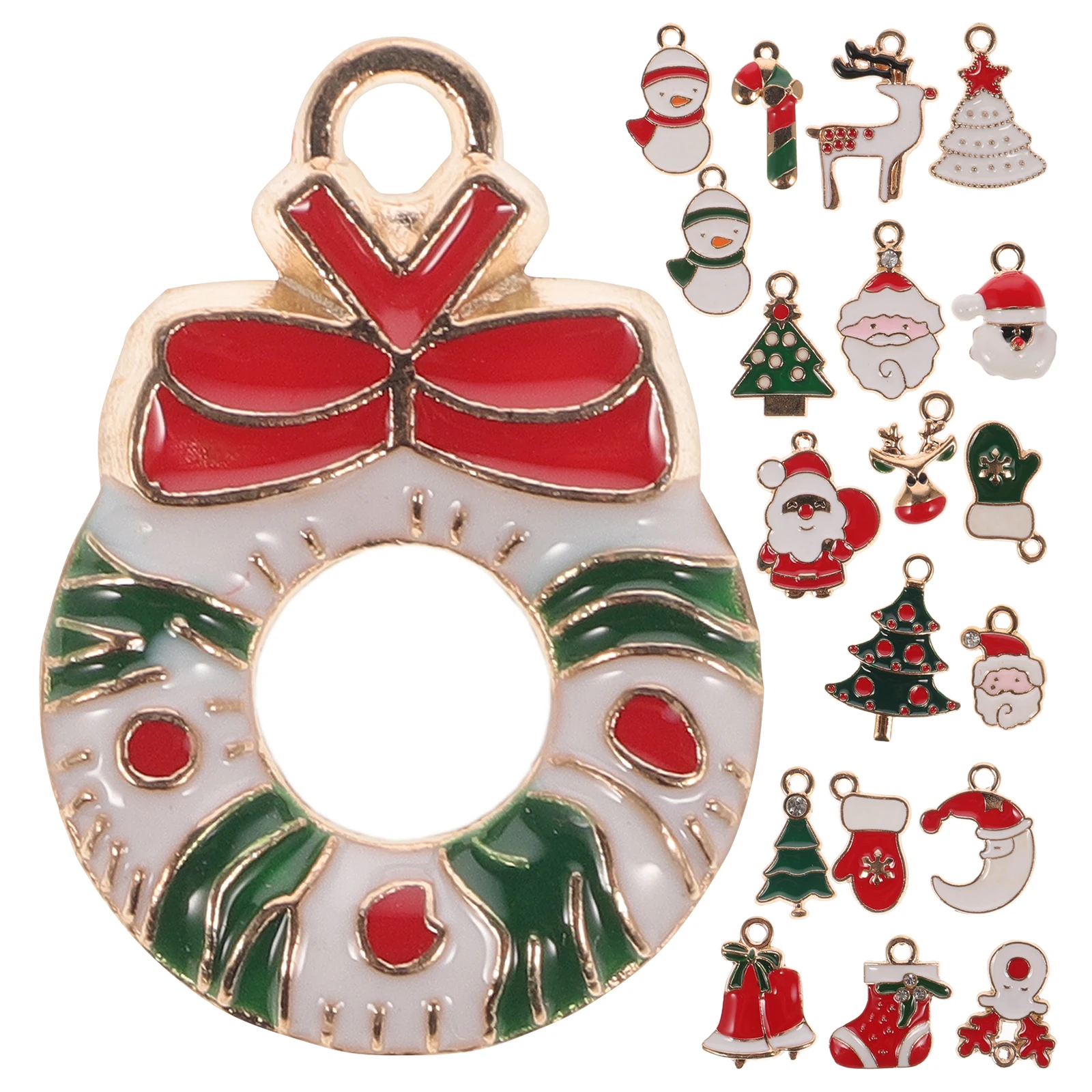 1 Set Christmas Jewelry Charms Necklace Bracelet Pendants Diy Alloy Crafts Decorations Keychain Sweater Chain Gift Supplies
1 Set Christmas Jewelry Charms Necklace Bracelet Pendants Diy Alloy Crafts Decorations Keychain Sweater Chain Gift Supplies