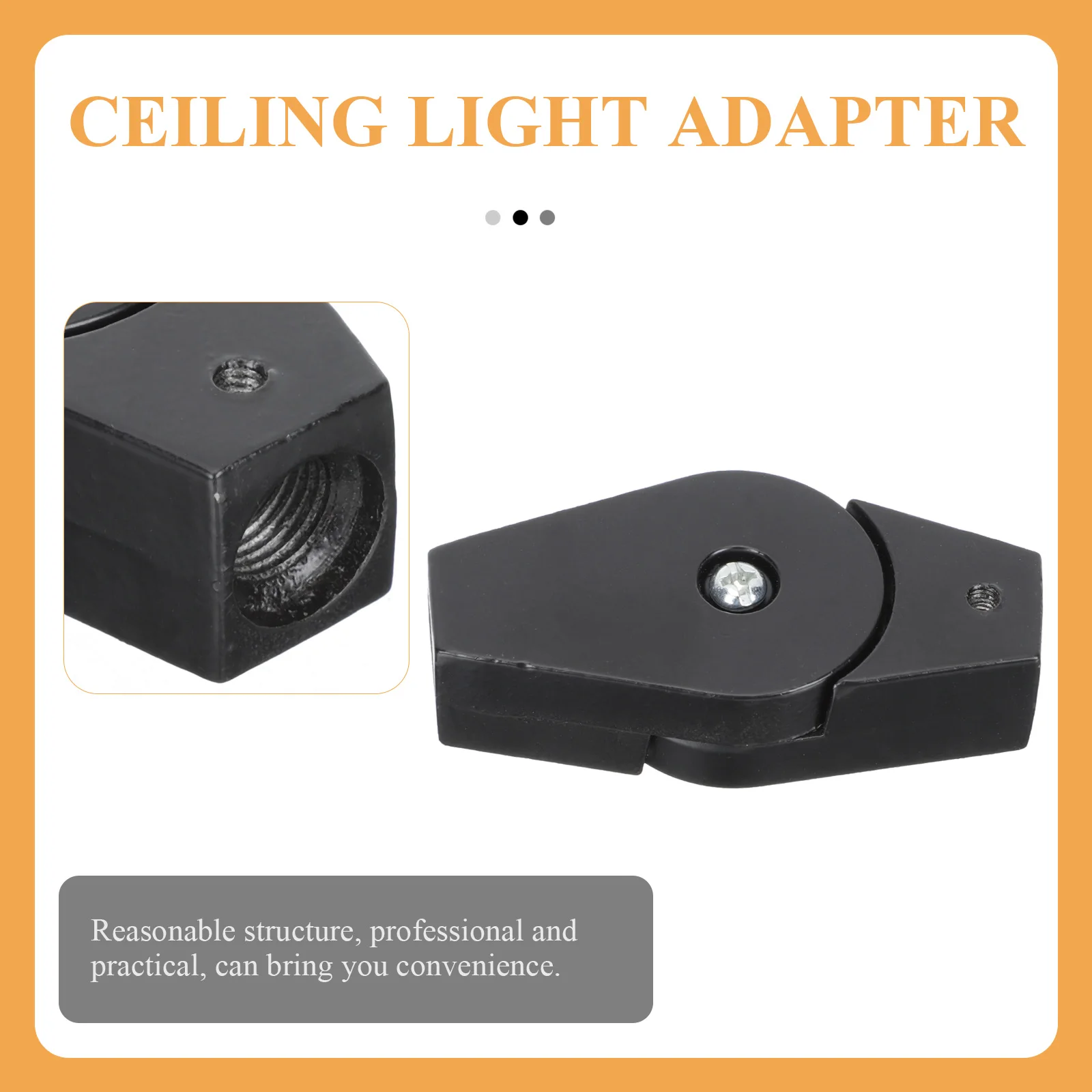 Ceiling Light Adapter Black Metal Connector Ch Pendant Splice Tube Pipe Screw Fixing DIY Practical Accessory Lighting
Ceiling Light Adapter Black Metal Connector Ch Pendant Splice Tube Pipe Screw Fixing DIY Practical Accessory Lighting