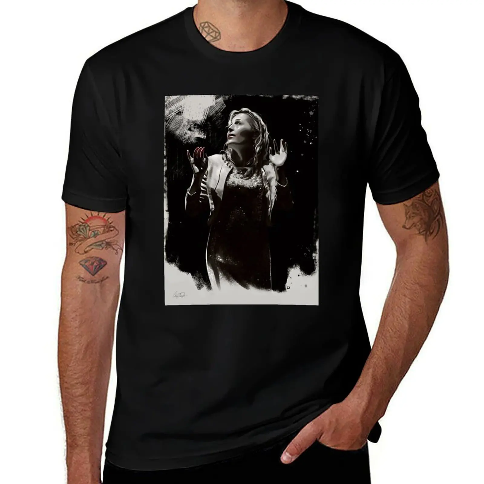 Blanche Dubois n°6 'chiaroscuro' T-Shirt Lightweight Basic Short Sleeve Shirt
Blanche Dubois n°6 'chiaroscuro' T-Shirt Lightweight Basic Short Sleeve Shirt