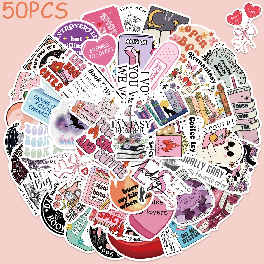 50pcs Cartoon Romantic Reading Stickers Decals For Phone Laptop Skateboard Guitar DIY Graffiti Aesthetic Stickers Creative Gifts
50pcs Cartoon Romantic Reading Stickers Decals For Phone Laptop Skateboard Guitar DIY Graffiti Aesthetic Stickers Creative Gifts
